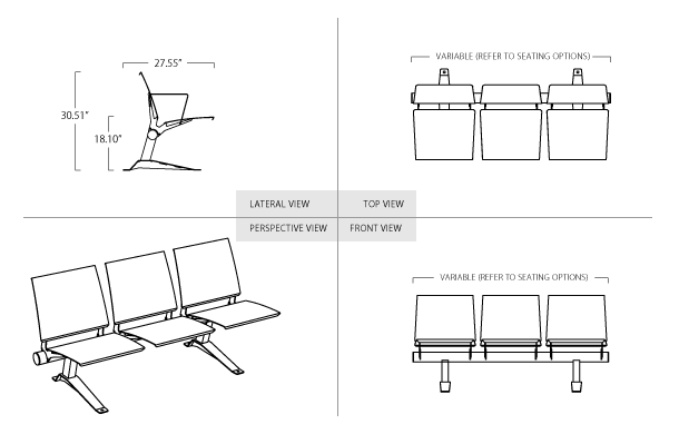 Flug bench - Short Backrest