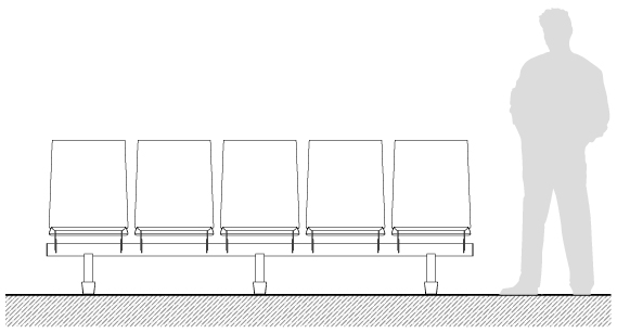 Flug bench - Long Backrest