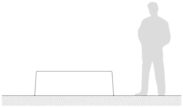 Laminar bench - Without Backrest