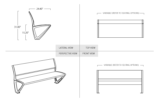 Moe bench - With Backrest