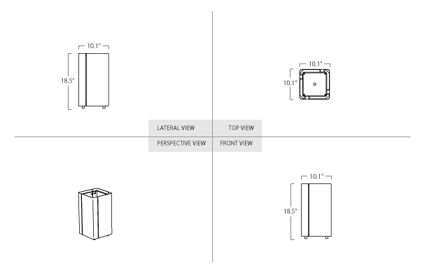 Leger receptacle - Small Size