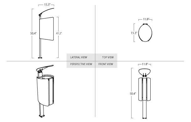 Nigel receptacle - With cap